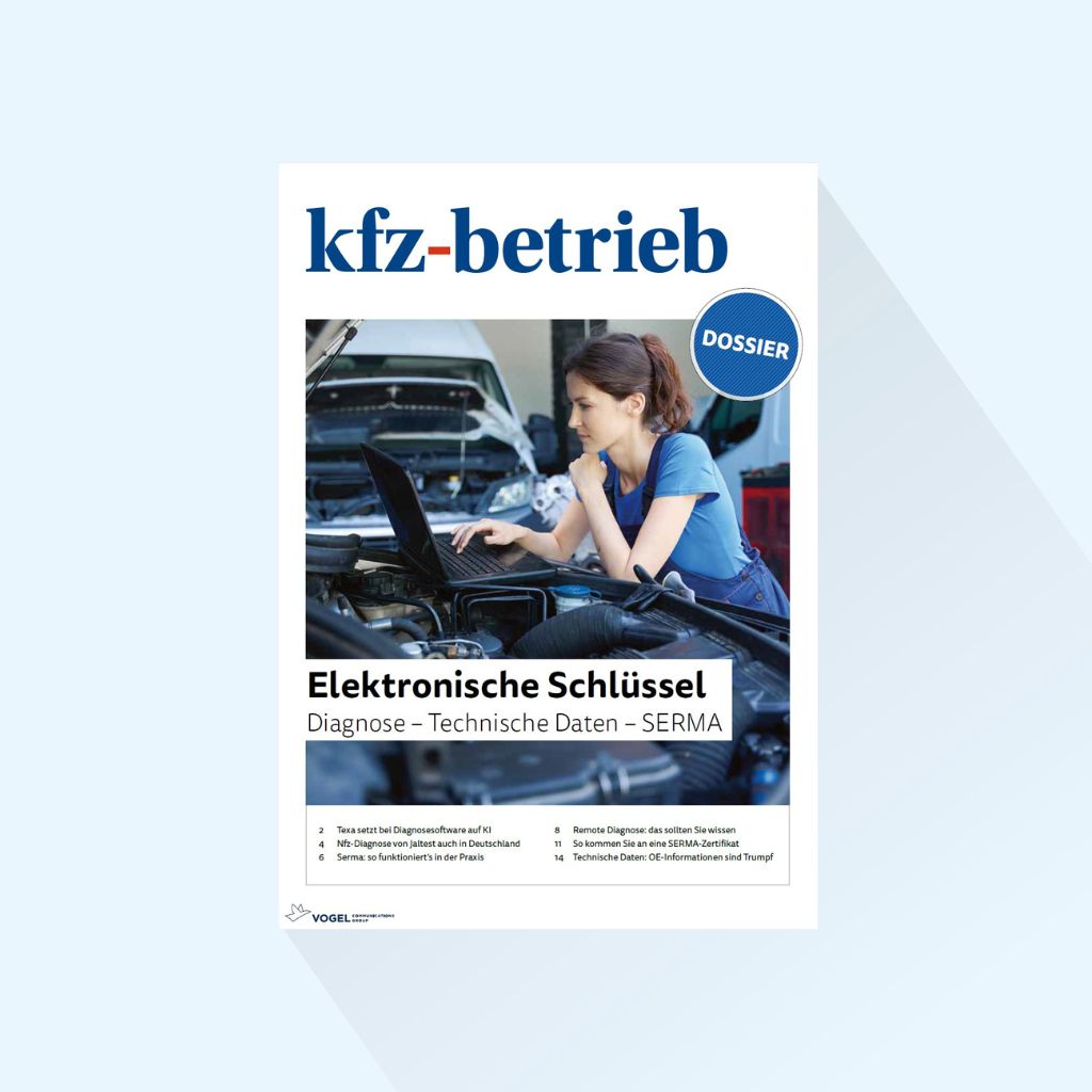 kfz-betrieb: Dossier "Diagnostics/Vehicle data/Serma", Publishing Date 20.10.2025