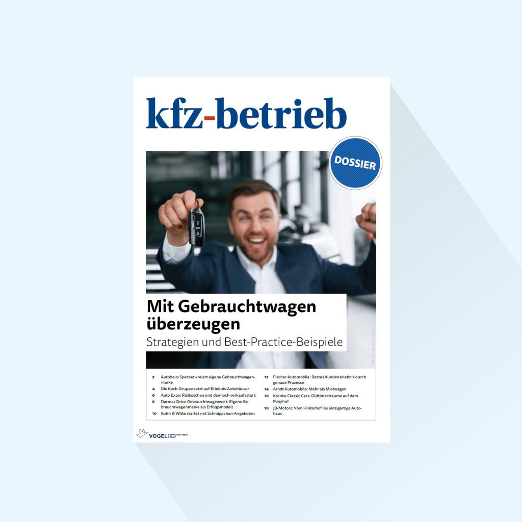 kfz-betrieb: Dossier "Used cars", Publishing Date 22.09.2025