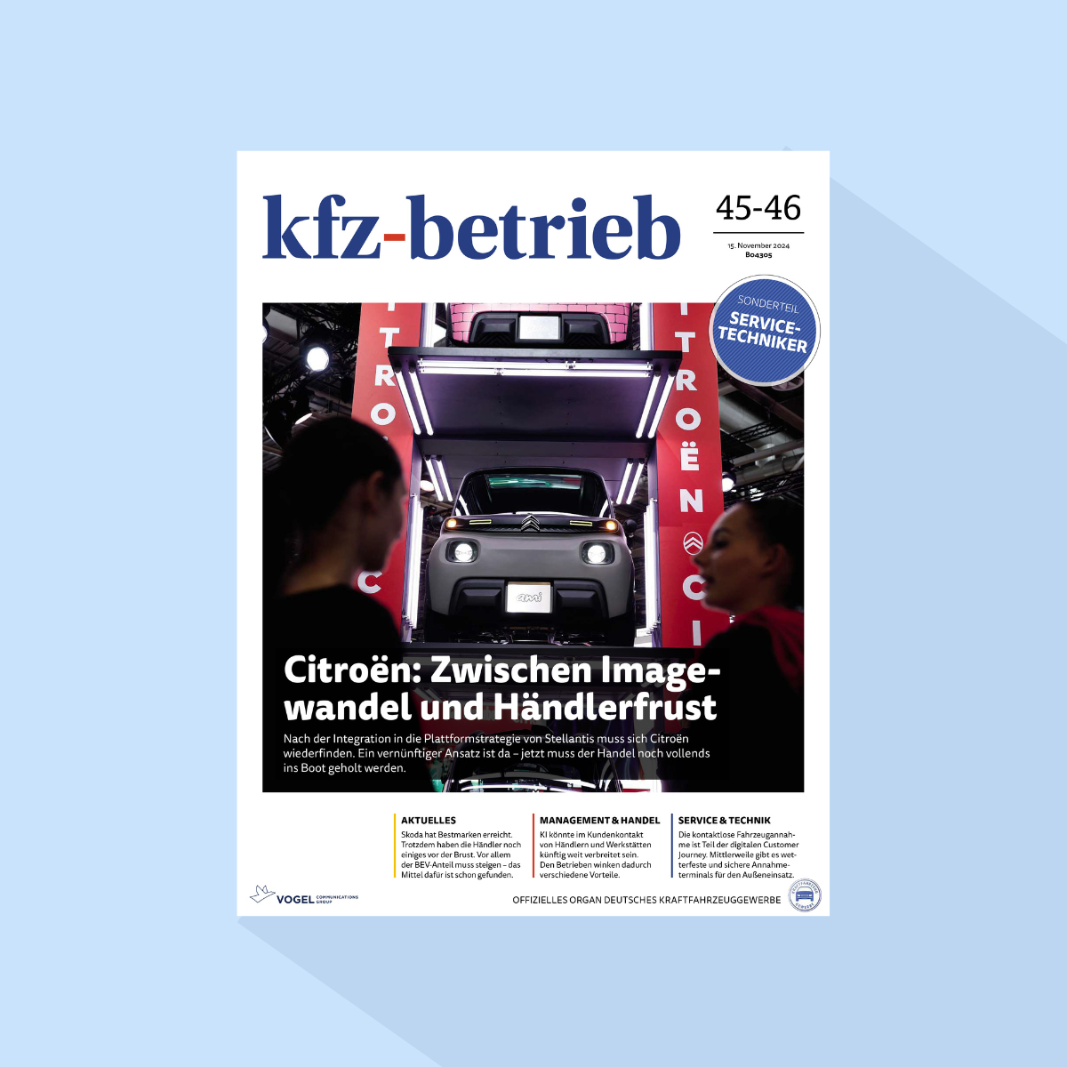 kfz-betrieb: Ausgabe 45-46/26, Erscheinungstag: 13.11.2026