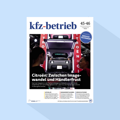 kfz-betrieb: Ausgabe 45-46/26, Erscheinungstag: 13.11.2026