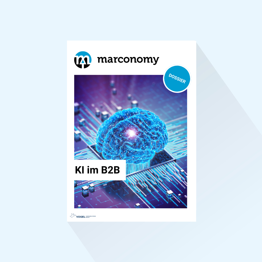marconomy: Dossier „KI im B2B“, Erscheinungstag 10.09.2024
