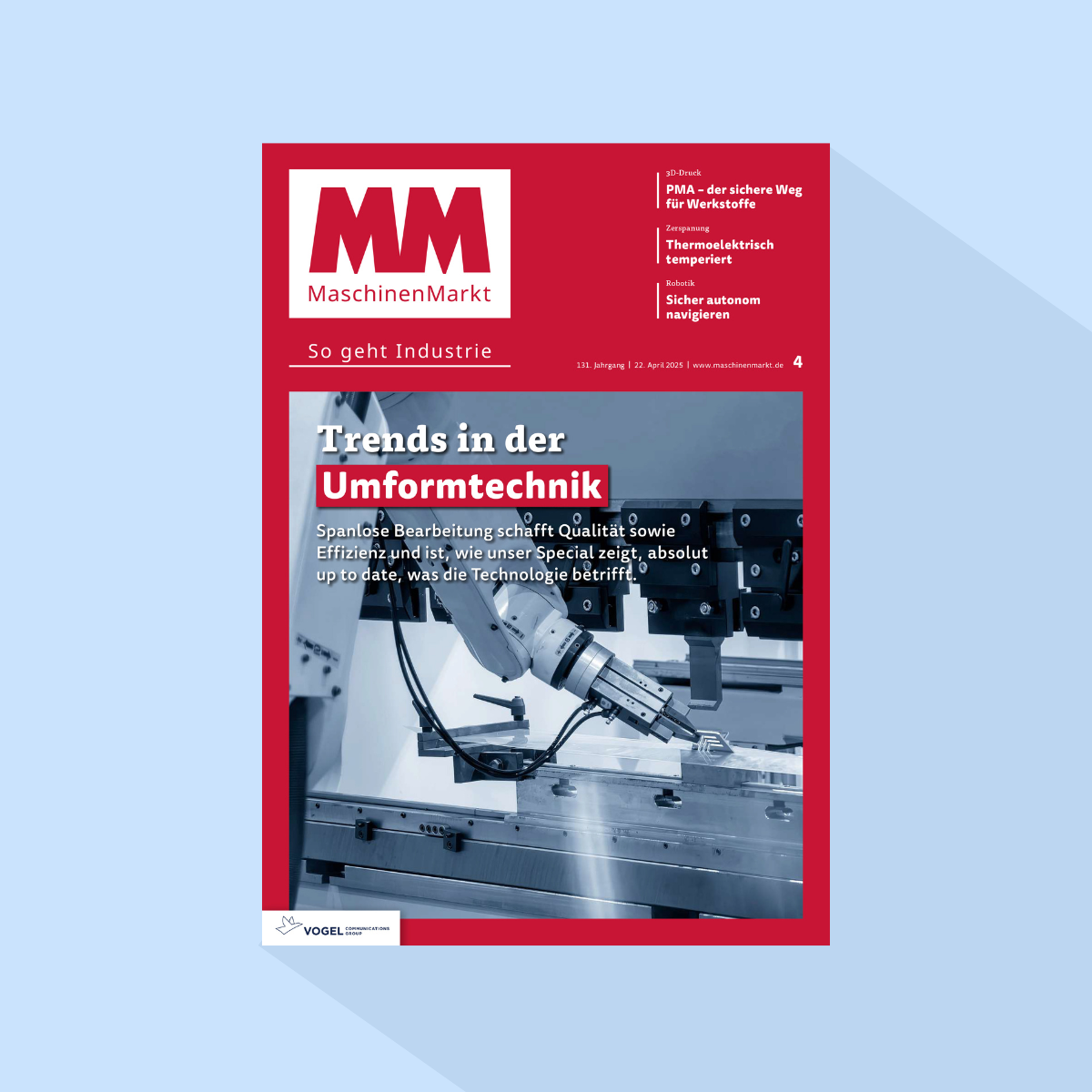 MM MaschinenMarkt: Issue 4/26, Publishing Date: 20.04.2026