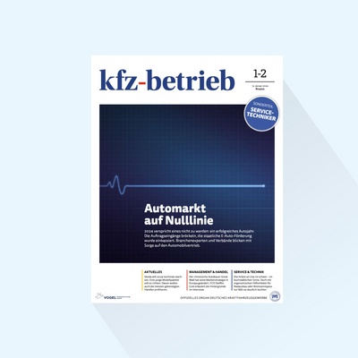 kfz-betrieb: Issue 1/2-25, Publishing Date: 10.01.2025 (Automotive sales 2025, Charging infrastructure)