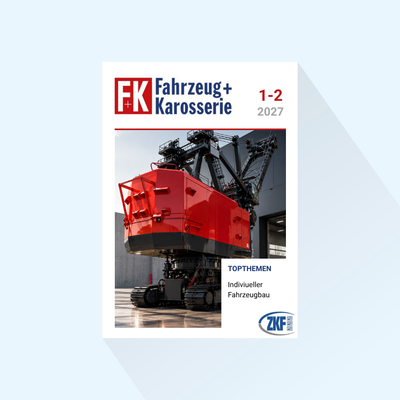 F+K Fahrzeug+Karosserie: Issue 1-2/2027: Publishing Date February 4, 2027 (February: Custom Vehicle Construction)
