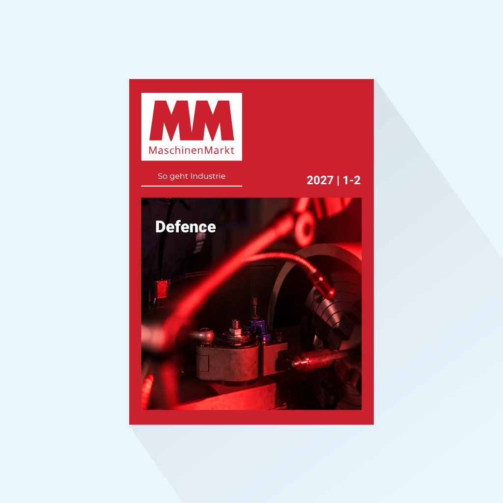 MM MaschinenMarkt: Issue 1-2/27, Publishing Date: February 22, 2027 (February: Defense, Trade fair issues on LogiMAT and intec)