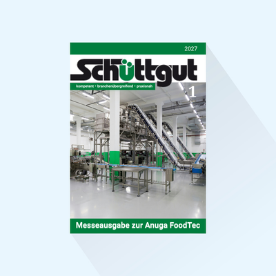 Schüttgut: Ausgabe 1/2027, Erscheinungstag: 16.02.2027 (März: Messeausgabe zur Anuga FoodTec)