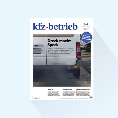 kfz-betrieb: Issue 3/4-25, Publishing Date: 24.01.2025 (Additional business/free workshops)