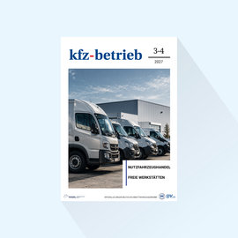 kfz-betrieb: Issue 3-4/27, Publishing Date: January 22, 2027 (January: Commercial Vehicle Dealerships / Independent Repair Shops)