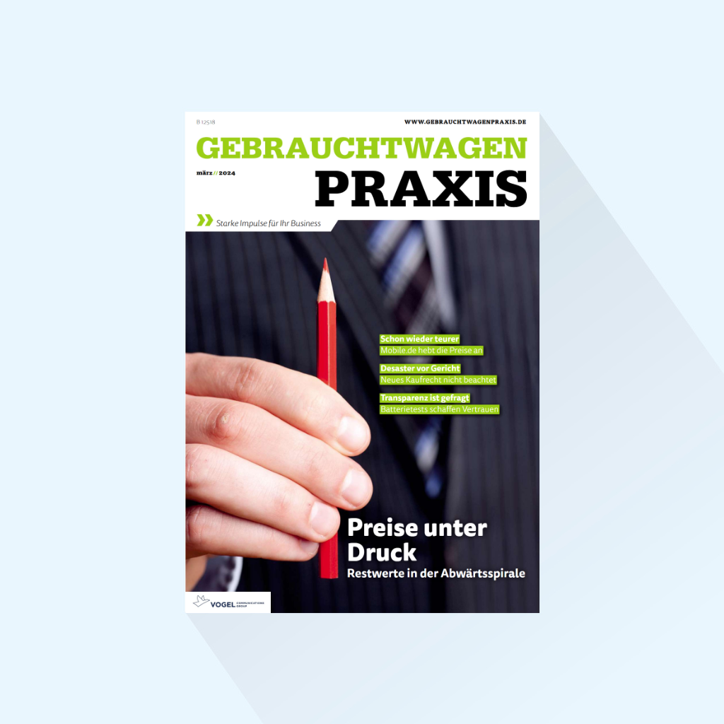 Gebrauchtwagen Praxis : Issue 3-25, Publishing Date 06.03.2025, Software