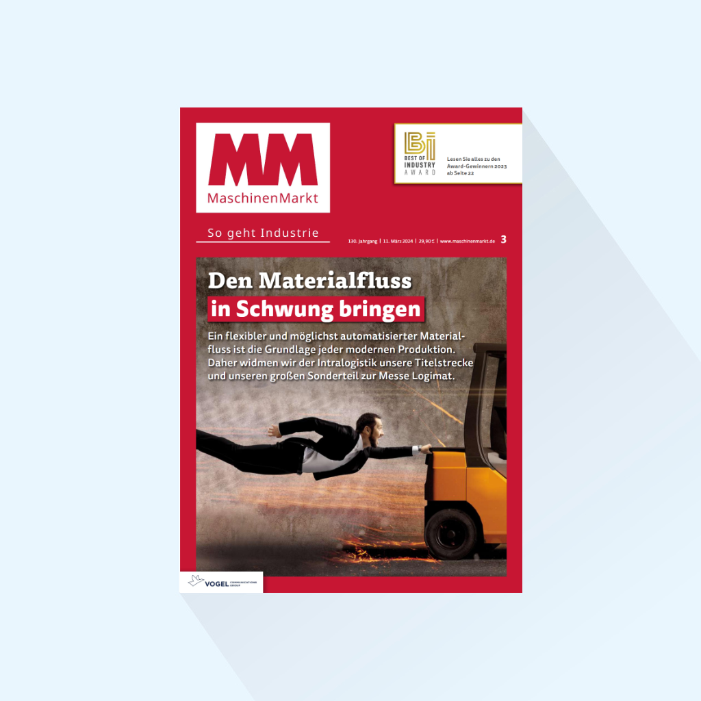 MM MaschinenMarkt : Issue 3/25, How artificial intelligence is already changing production today, Publishing Date March 24, 2025 (Hannover Messe, bauma)