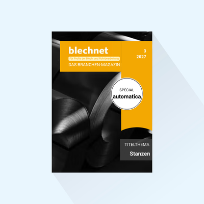 blechnet: Issue 3/2027, Publishing Date: June 7, 2027 (June: Punching, automatica trade show special)