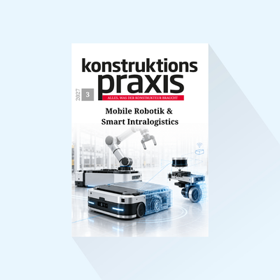 konstruktionspraxis: Ausgabe 3/2027, Erscheinungstag: 04.03.2027 (März: Special Mobile Robotik & Smart Intralogistics, Messeausgabe zur LogiMAT)