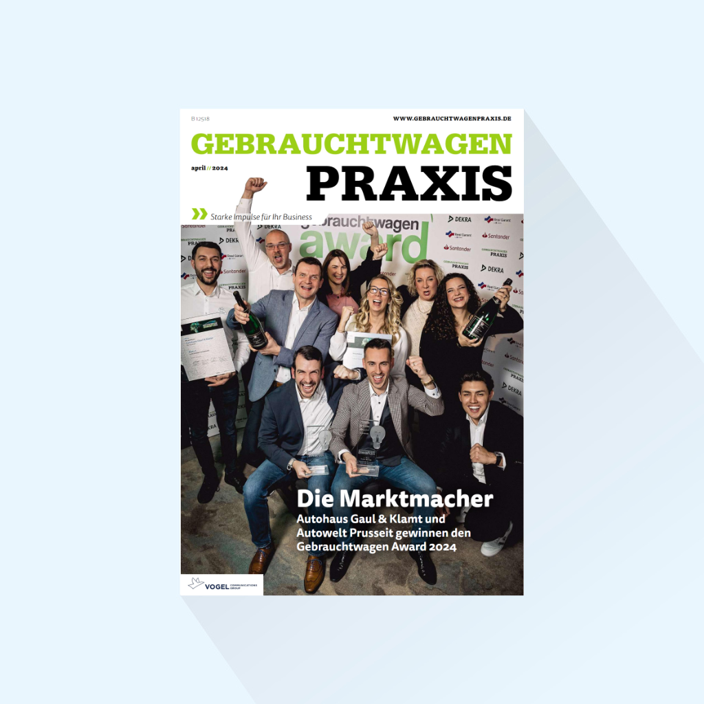 Gebrauchtwagen Praxis: Issue 4-25, Publishing Date 03.04.2025, Used Car Award