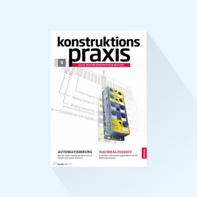 konstruktionspraxis：版期 4/25，出版日期：2025 年 4 月 29 日（传感器+测试，Rapidtech）