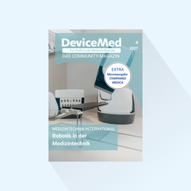 DeviceMed: Issue 4/2027, Publishing Date: November 4, 2027 (November: Special Issue: Robotics in Medical Technology, Trade fair issues  COMPAMED/MEDICA, SPS, and productronica)