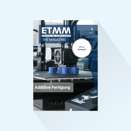 ETMM: Ausgabe 4/2027, Erscheinungstag: 15.10.2027 (Oktober:  Additive Fertigung, Messeausgabe zur formnext)
