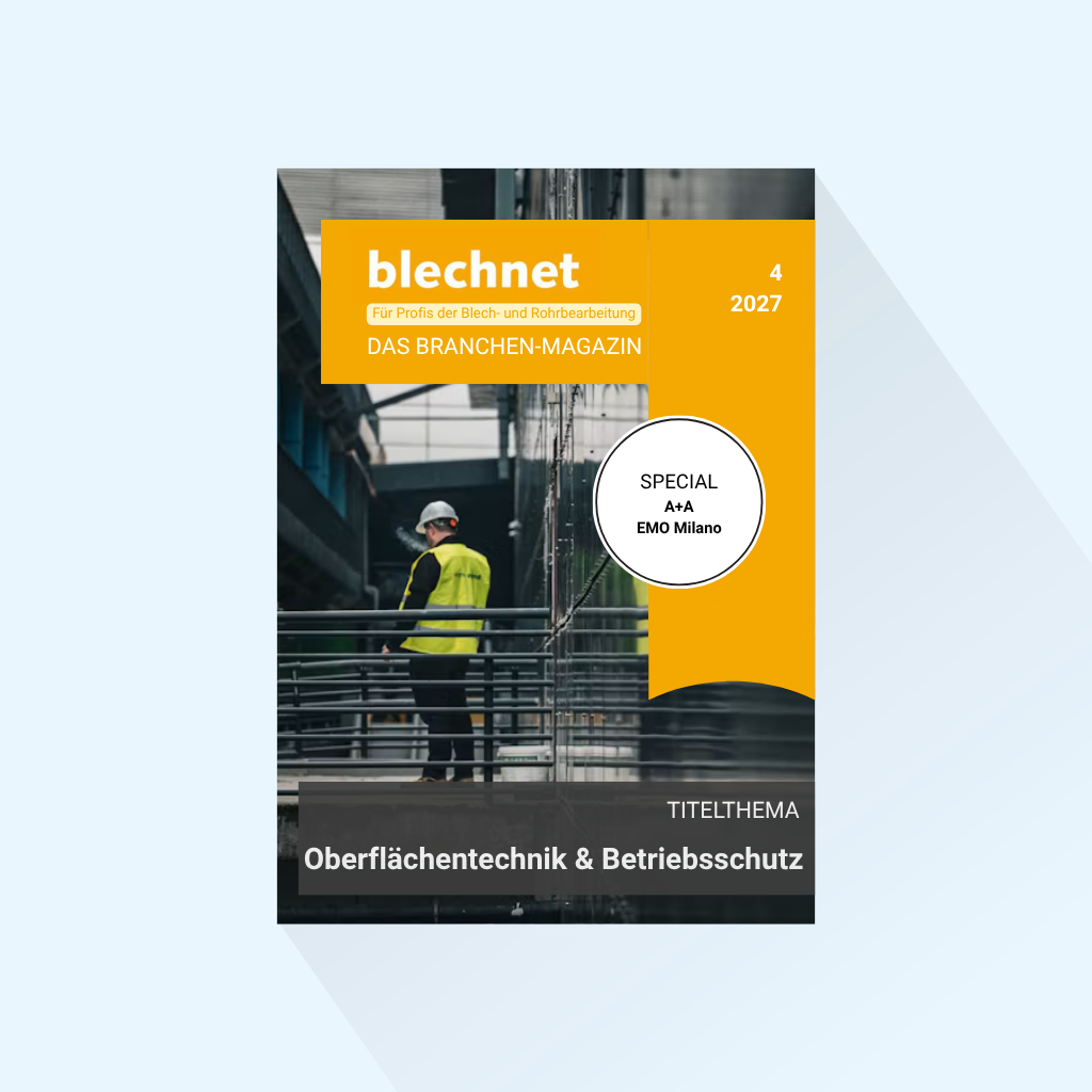 blechnet: Issue 4/2027, Publishing Date: September 20, 2027 (September: Surface Technology & Occupational Safety, Trade Show Special on A+A and EMO Milano)