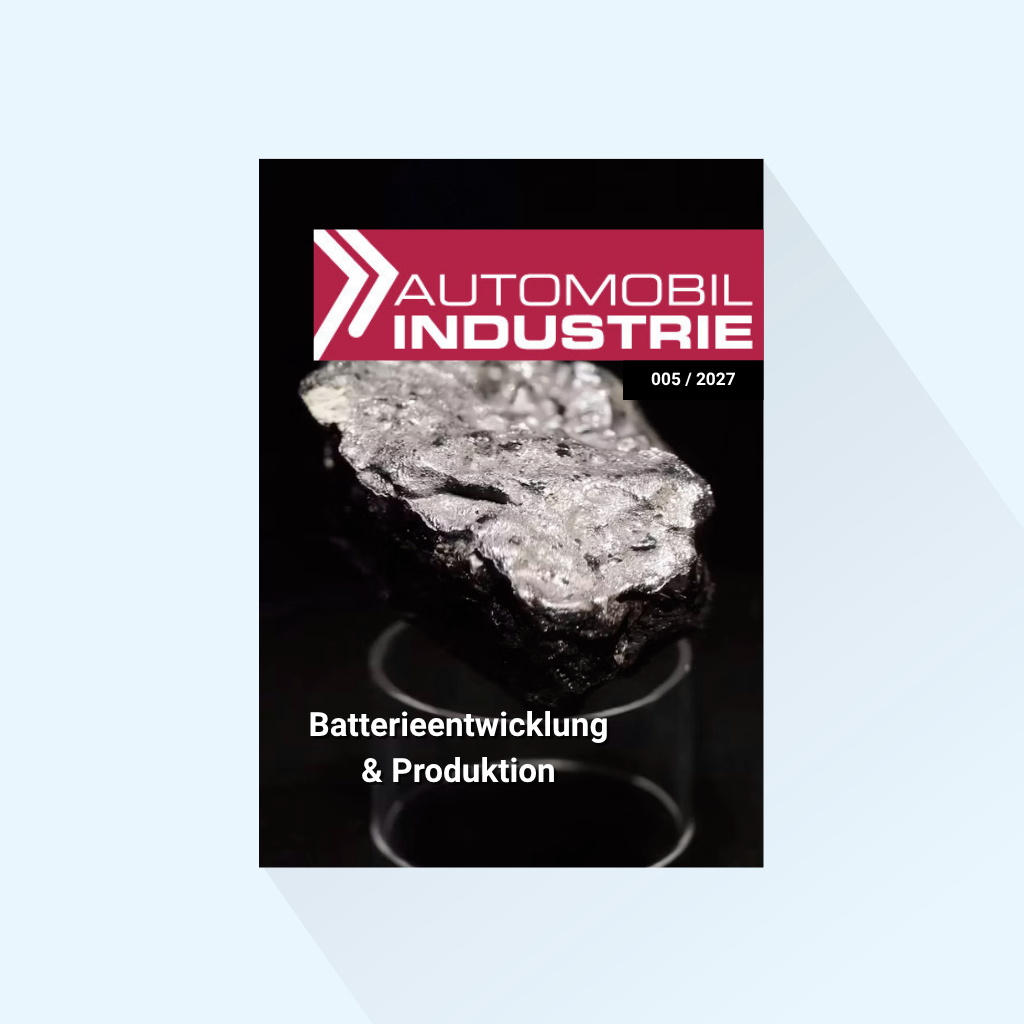Automobil Industrie: Issue 5/2027, Publishing Date November 15, 2027 (November: Feature Topic: Battery Development and Production | Copytest | Trade Show Issue for SPS)