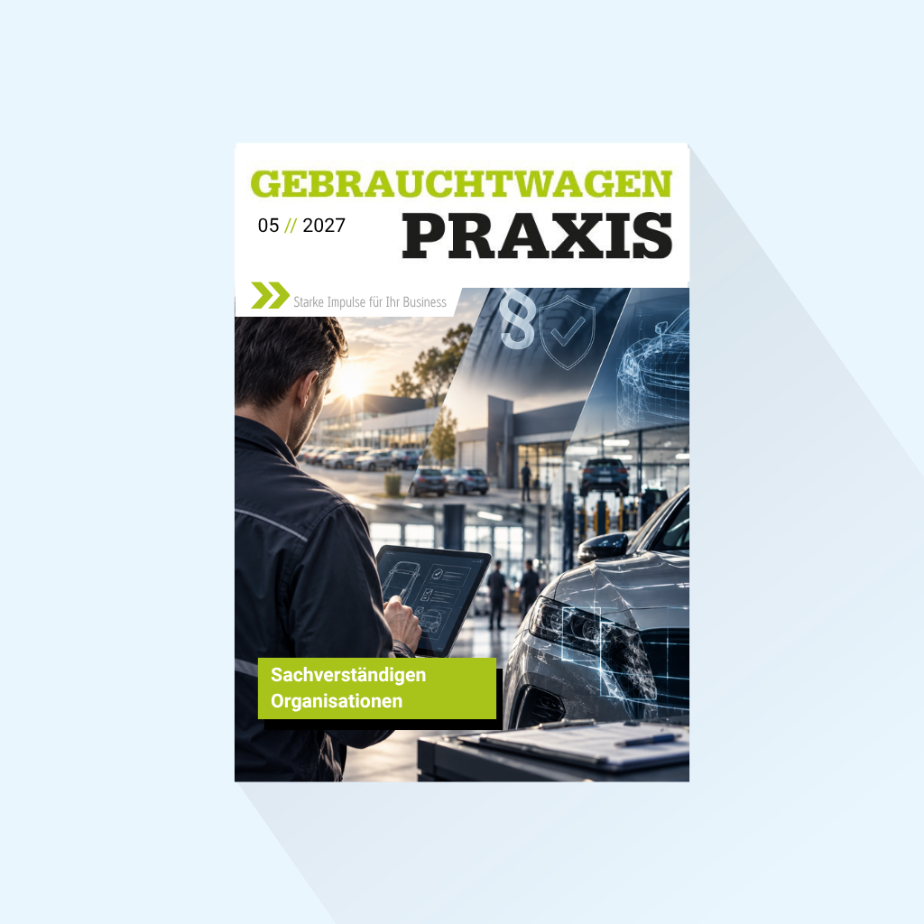 Gebrauchtwagen Praxis: Issue 5/2027, Publishing Date: May 7, 2027 (May: Expert Organizations)