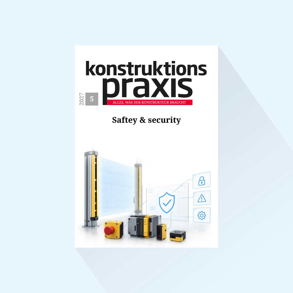 konstruktionspraxis: Ausgabe 5/2027, Erscheinungstag: 06.05.2027 (Mai: Special Safety & Security)