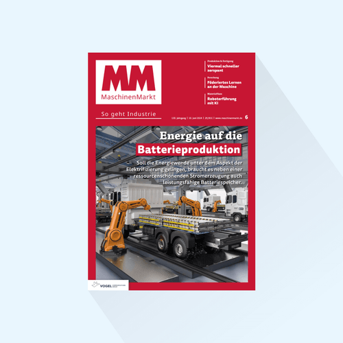 MM MaschinenMarkt : Issue 6/25, Battery production, Publishing Date June 30, 2025