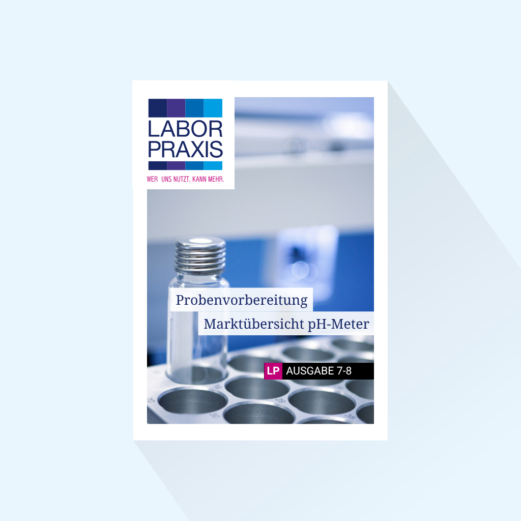 LABORPRAXIS: Issue 7-8/27, Publishing Date: August 19, 2027 (August: featuring a special on sample preparation, including a market overview of pH meters and a copy test)