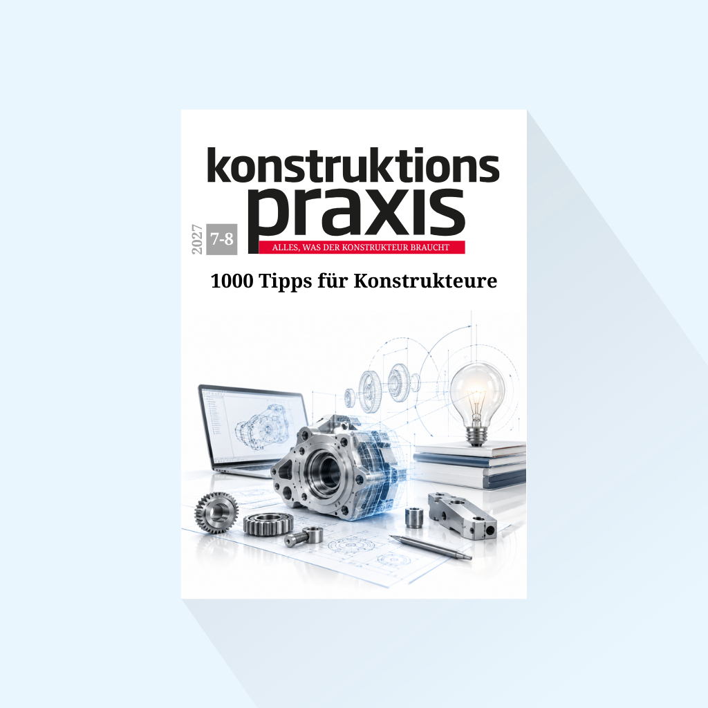 konstruktionspraxis: Issue 7-8/27, Publishing Date: August 26, 2027 (July: Annual Compendium “1,000 Tips for Design Engineers”)