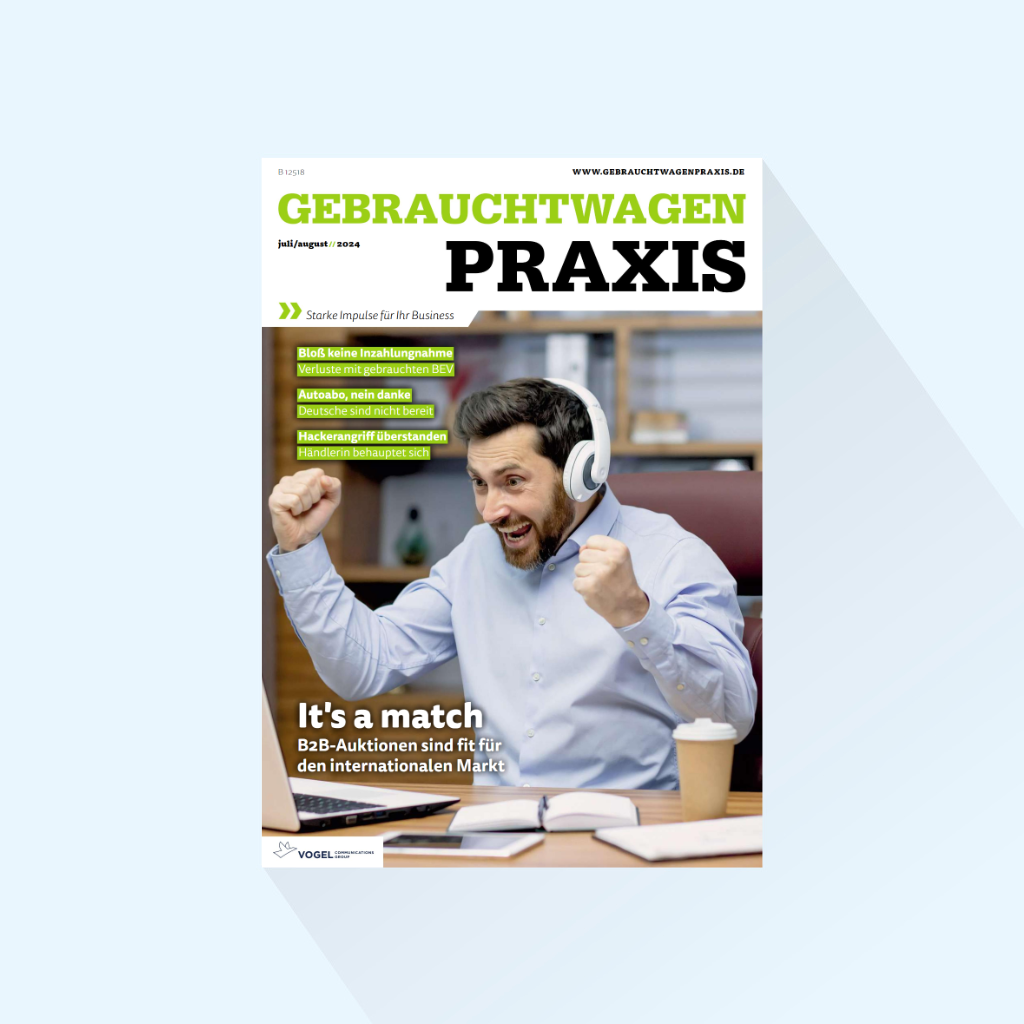 Gebrauchtwagen Praxis: Issue 7/8-25, Publishing Date 03.07.2025, Rental and leasing vehicles / Auctions