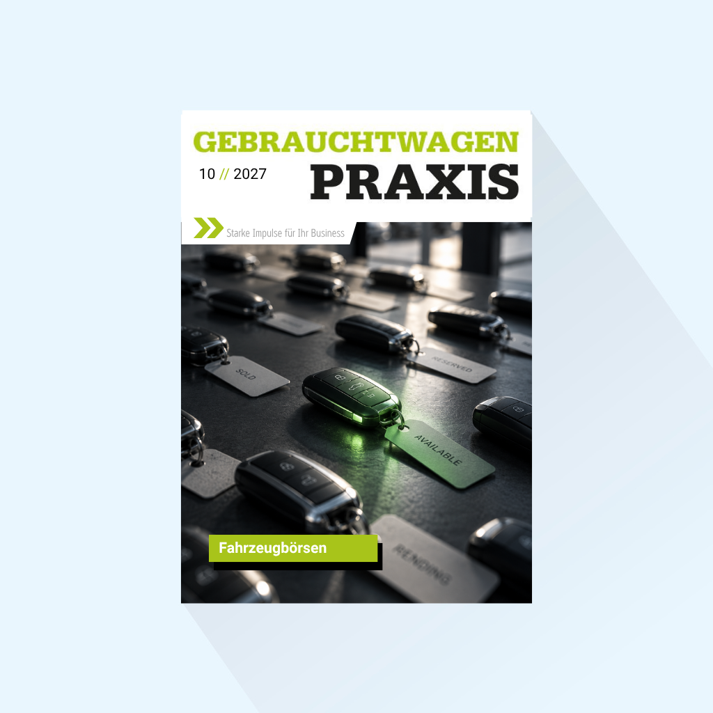 Gebrauchtwagen Praxis: Issue 10/2027, Publishing Date: October 7, 2027 (October: Car Swap Meetings)