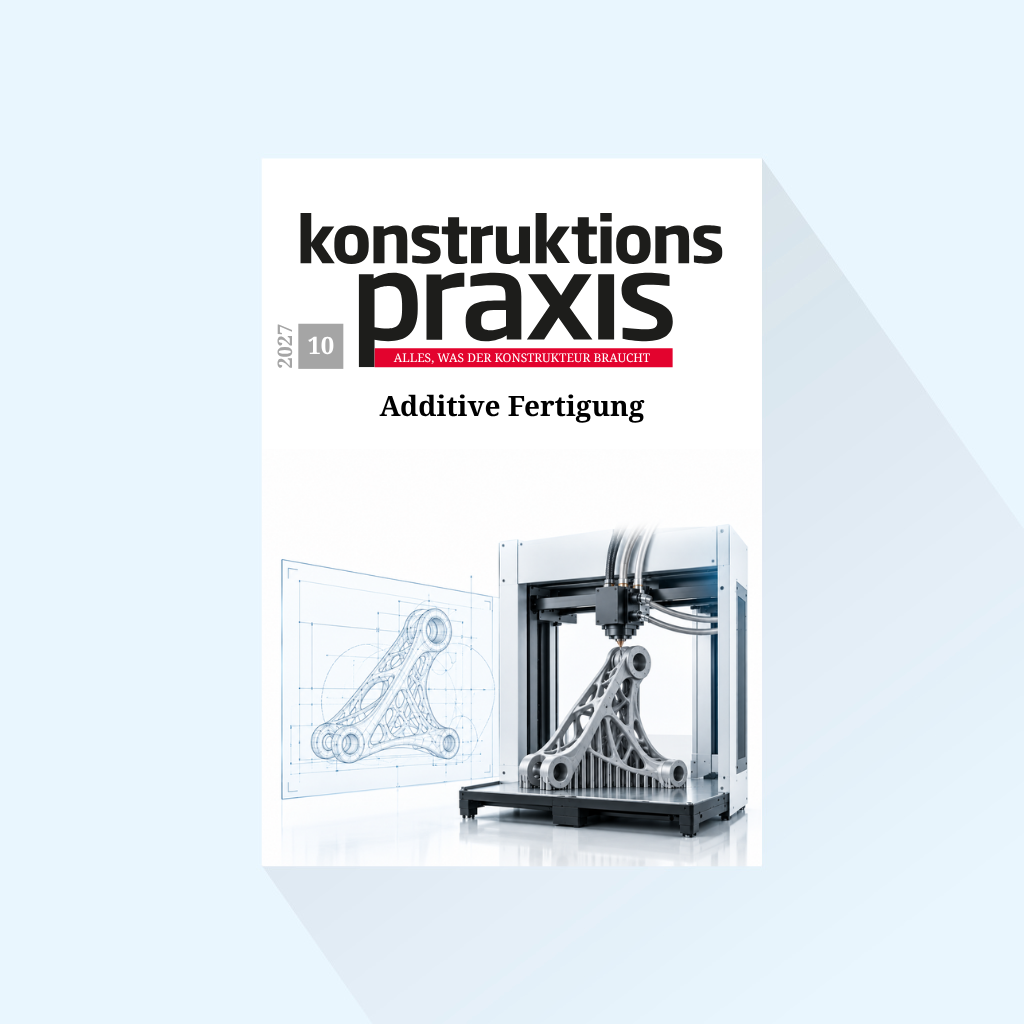 konstruktionspraxis: Issue 10/27, Publishing Date: October 14, 2027 (October: Additive Manufacturing Special, Trade fair issues on blechexpo and formnext)