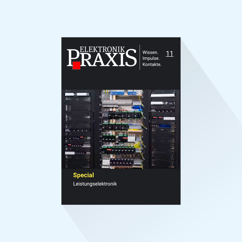 ELEKTRONIKPRAXIS Issue 11/2027 Publishing Date : 23.09.2027 (Special Power Electronics, issue on EMS-Tag )