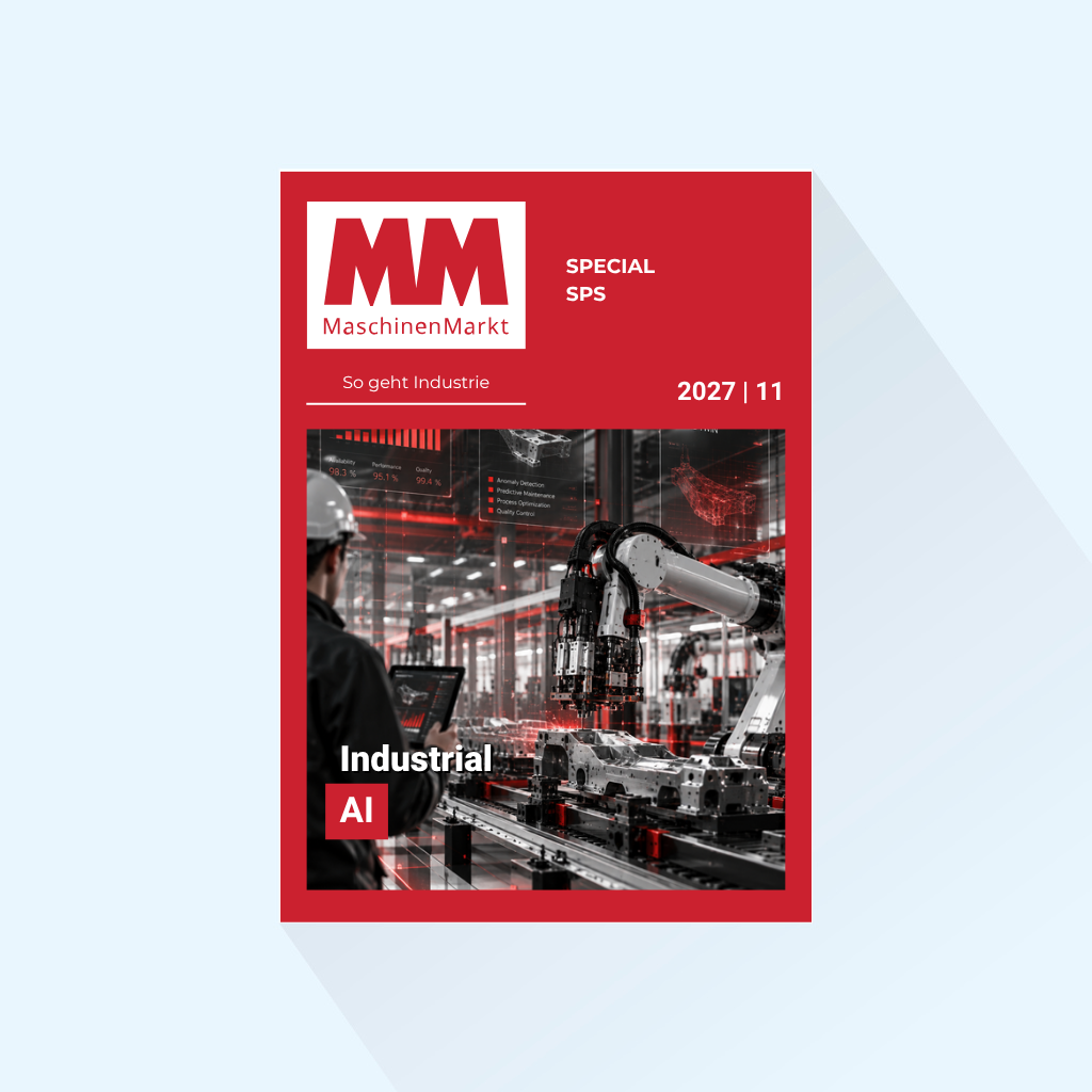 MM MaschinenMarkt: Issue 11/27, Publishing Date: November 8, 2027 (November: Industrial AI, Trade fair issues on SPS and formnext)