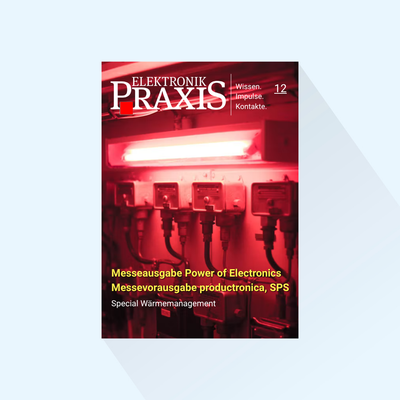 ELEKTRONIKPRAXIS: Issue 12/2027, Publishing Date: October 7, 2027 (October: Trade fair issues Power of Electronics, productronica trade show preview, SPS)