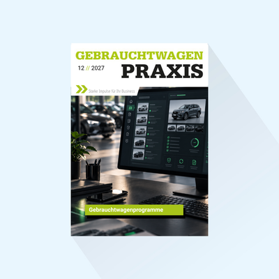 Gebrauchtwagen Praxis Issue 12/2027 Publishing Date : 02.12.2027 (December: Used car programs)
