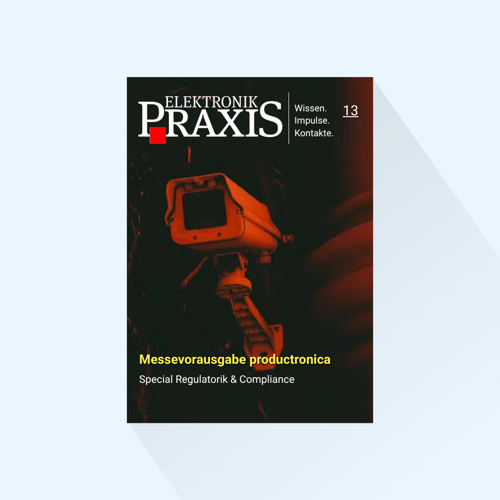 ELEKTRONIKPRAXIS: Issue 13/2027, Publishing Date October 21, 2027 (October: Productronica trade show preview issue)