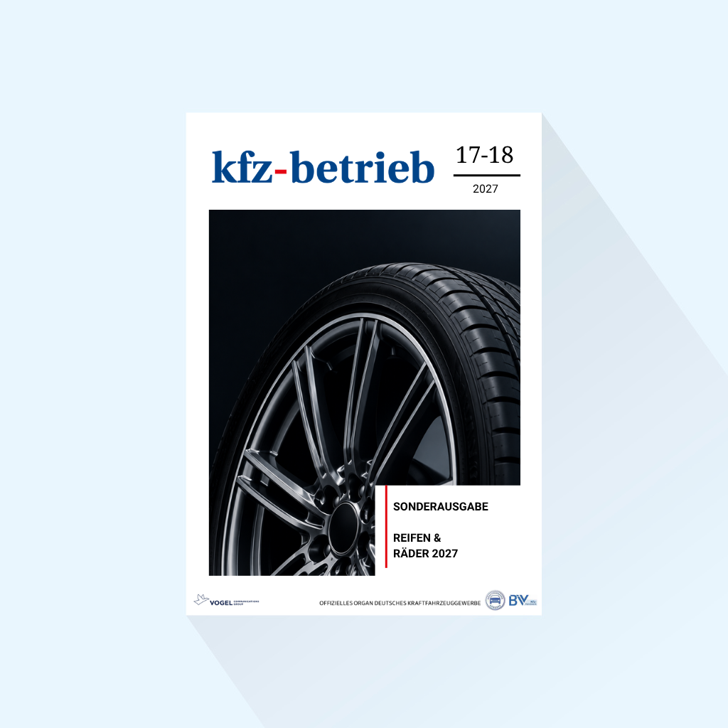 kfz-betrieb Issue 17-18/27 Publishing Date : 30.04.2027 (April: Special Edition) 