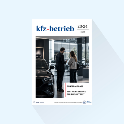 kfz-betrieb Issue 23-24/27, Publishing Date : 11.06.2027 (June: Special Edition) 