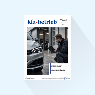 kfz-betrieb: Issue 25-26/27, Publishing Date: June 25, 2027 (June: Free Market / Experts)