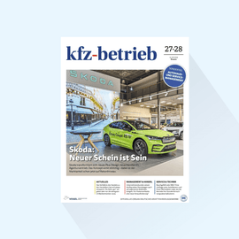 kfz-betrieb : Issue 27/28-25, Publishing Date : 11.07.2025 (Mobility concepts of the future/workshop equipment)
