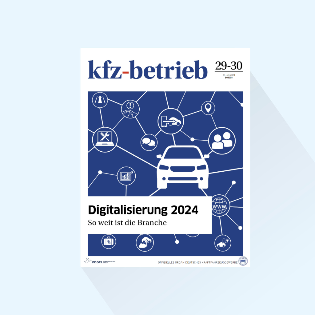 kfz-betrieb: Sonderausgabe Digitalisierung 2025 (Ausgabe 29/30), Erscheinungstag: 25.07.2025