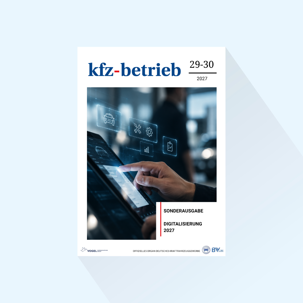 kfz-betrieb Issue 29-30/27, Publishing Date : 23.07.2027 (July: Special Edition) 