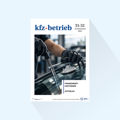 kfz-betrieb: Issue 31-32/27, Publishing Date: August 6, 2027 (August: Financial Services / Automotive Glass)