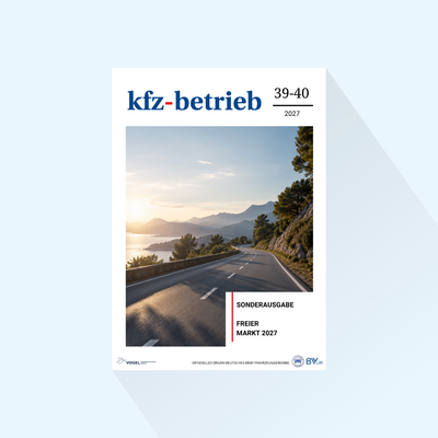 kfz-betrieb Issue 39-40/27, Publishing Date : 01.10.2027 (October: Special Edition) 