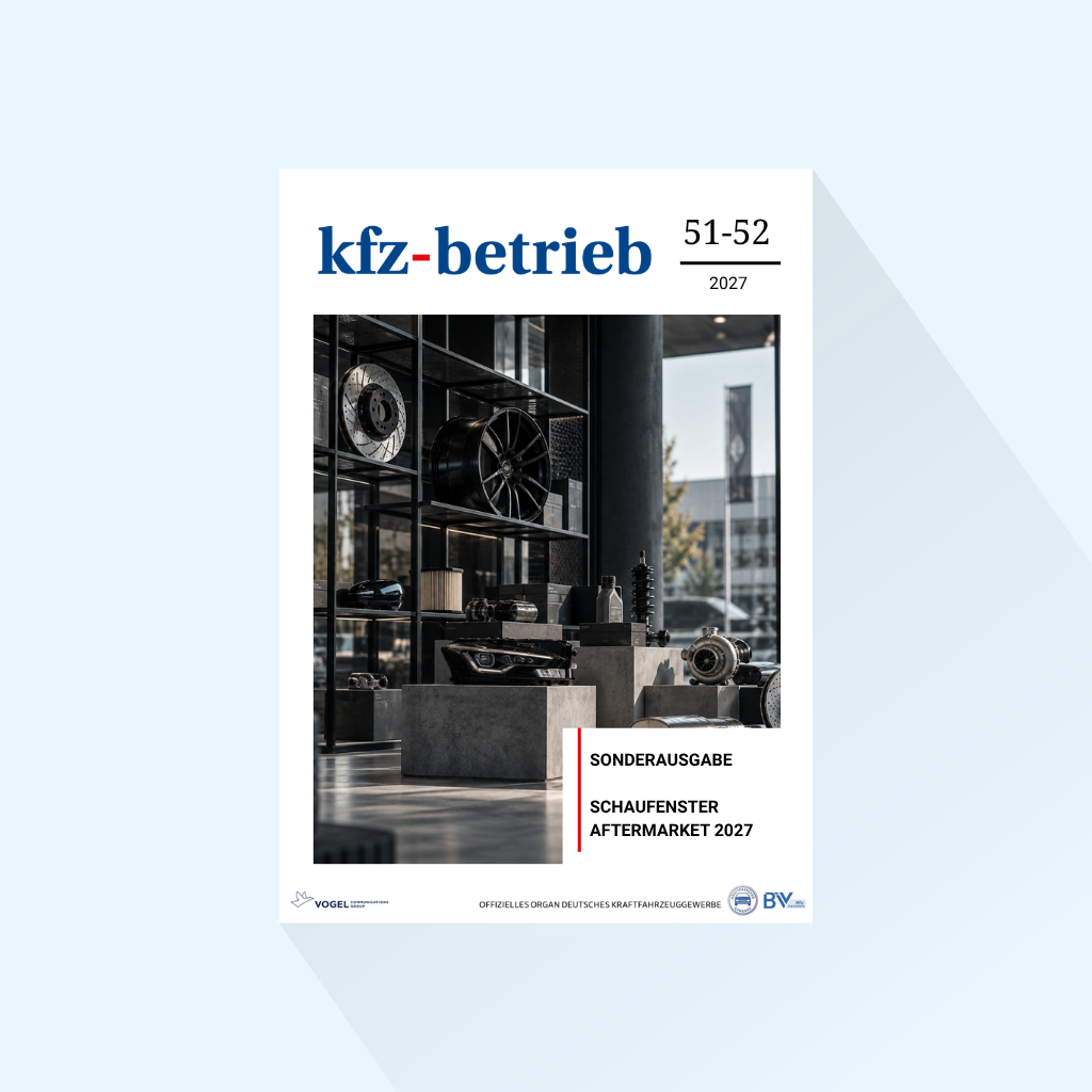 kfz-betrieb Issue 51-52/27, Publishing Date : 17.12.2027 (December: Special Edition) 