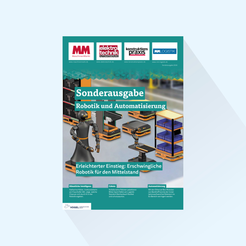 MM MaschinenMarkt: Issue 213/27, Publishing Date: May 26, 2027 (Special Issue on Robotics and Automation for automatica)