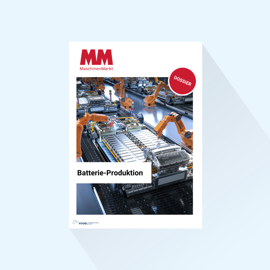 MM MaschinenMarktDossier "Battery production", Publishing Date 28.07.2025