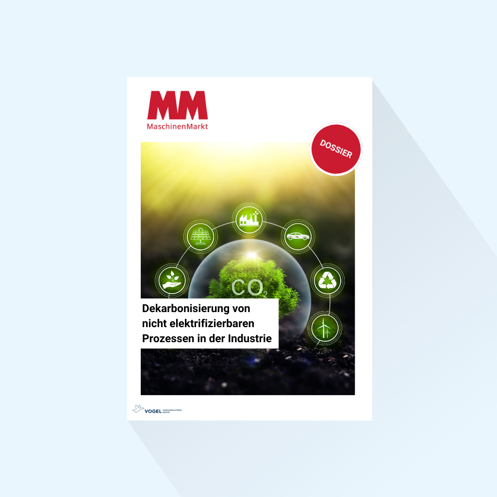 《MM现代制造》:集锦 "工业中不可电过程的去碳化"，出版日期 27.05.2024