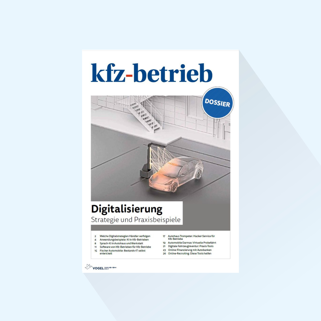 kfz-betriebDossier "Digitalization", Publishing Date 05.02.2024