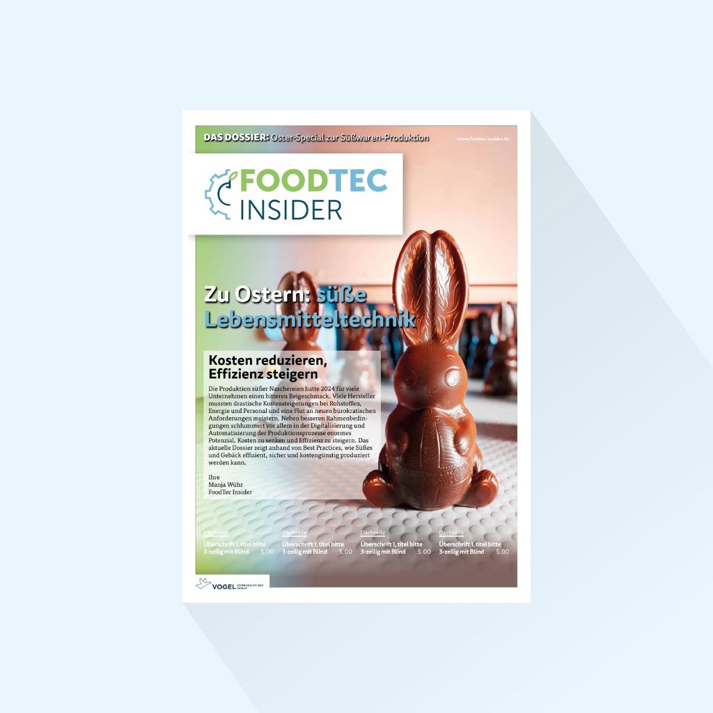 FoodTec Insider: Dossier "Sweet food technology for Easter", Publishing Date 14.04.2025