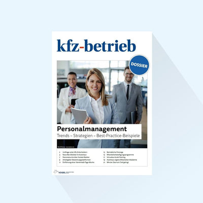 kfz-betrieb : Dossier “Personnel”, Publishing Date March 3, 2025